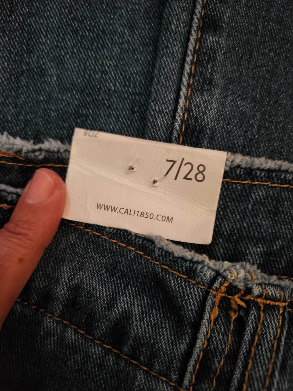 Women's Blue Embellished Wide Leg Jeans - Picture 5 of 8